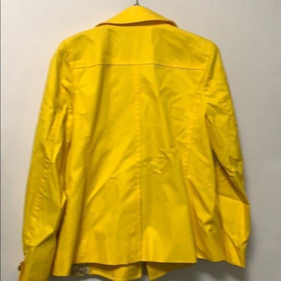 J.CREW SPRING YELLOW JACKET GOLD BUTTON‎ SI… - Picture 7 of 8